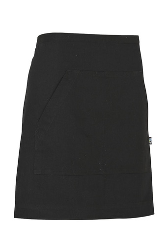 [141045-990-0] WAIST APRON SHORT (BLACK)