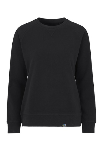 [141503-990-6] F. TERRY CREW NECK WOMAN (BLACK, L)