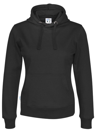 [141001-990-6] HOOD WOMAN (L, BLACK)