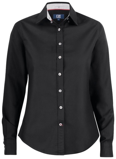 [352401-99-6] BELFAIR OXFORD SHIRT WOMAN (BLACK, L)