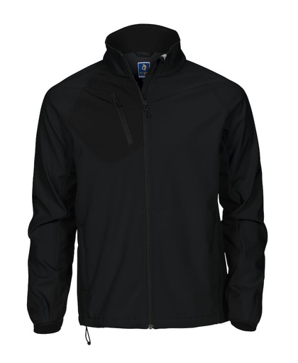 [642422-99-9] 2422 SOFTSHELL JACKET (BLACK - 99, 3XL)