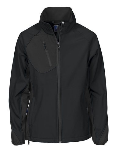 [642423-99-9] 2423 SOFTSHELL JACKET WOMEN'S (BLACK - 99, 3XL)
