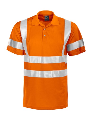 [646011-17-5] 6011 PIQUE EN ISO 20471-CLASS 3 (PROJOB ORANGE - 17, M)