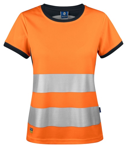 [646012-1799-9] 6012 T-SHIRT WOMEN EN ISO 20471-CLASS 2/1 (ORANGE - 1799, 3XL)