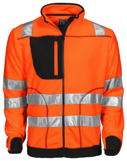 [646303-1799-9] 6303 FLEECE JACKET EN ISO 20471 CLASS 3/2 (ORANGE - 1799, 3XL)