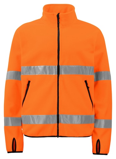[646327-1799-9] 6327 FLEECEJACKET HV CLASS 3 (ORANGE - 1799, 3XL)