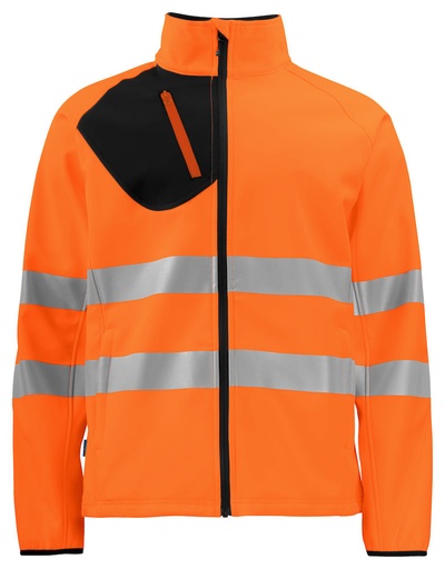 [646432-1799-9] 6432 SOFTSHELL JACKET HV (ORANGE - 1799, 3XL)