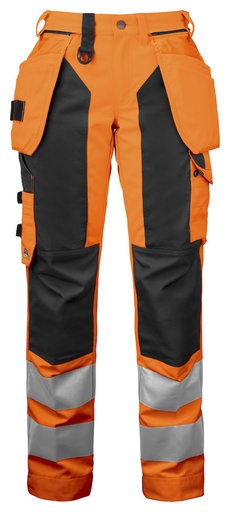 [646519-1799-34] 6519 WAISTPANT LADY EN ISO 20471 (ORANGE - 1799, 34)