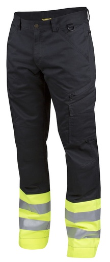 [646523-11-100] 6523 SERVICE TROUSERS HV CLASS 1 (YELLOW/BLACK - 11, 100)