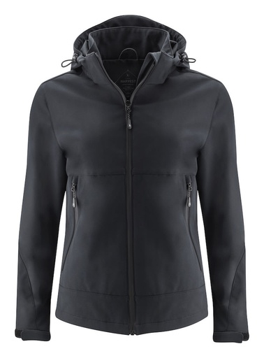 [2121040-900-6] LODGETOWN LADY SOFTSHELL (BLACK, L)