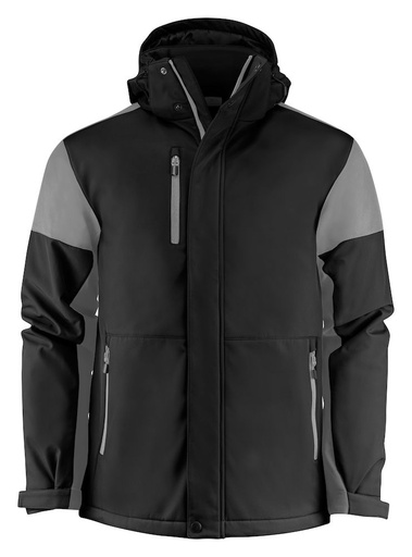 [2261071-9093-9] PRIME PADDED SOFTSHELL (BLACK/ ANTHRACITE, 3XL)