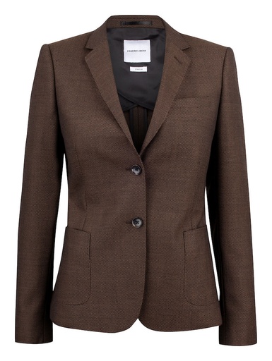 [2963003-209-32] CLUB BLAZER 30 WOMAN (BROWN MELANGE, 32)