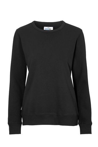 [141004-990-9] CREW NECK WOMAN (BLACK, 3XL)