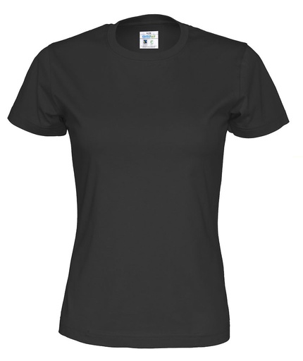 [141007-990-9] T-SHIRT WOMAN (BLACK, 3XL)