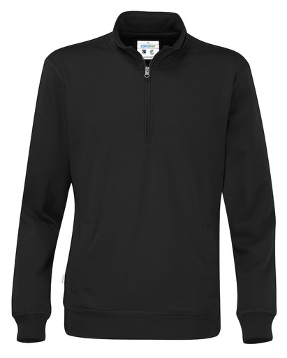 [141012-990-9] HALF ZIP (BLACK, 3XL)