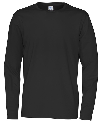 [141020-990-9] T-SHIRT LONG SLEEVE (BLACK, 3XL)