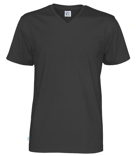 [141022-990-12] T-SHIRT V-NECK (BLACK, 12)