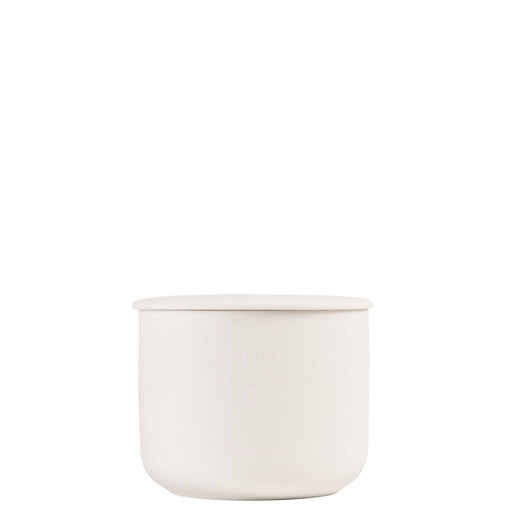 [5392406202] Candle  White tea & Sage 10x9cm