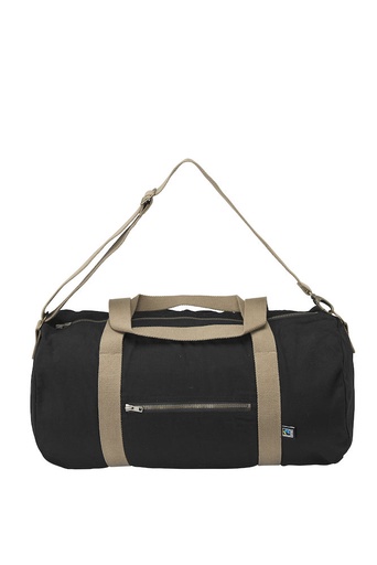 [141034-990-0] CANVAS DUFFLEBAG (BLACK)