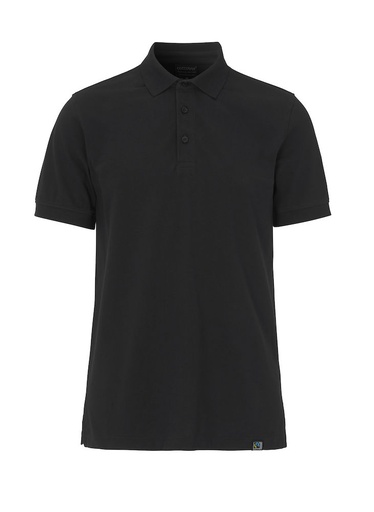 [141506-990-9] STRETCH PIQUE POLO (BLACK, 3XL)