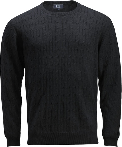[355402-99-9] BLAKELY KNITTED SWEATER (BLACK, 3XL)