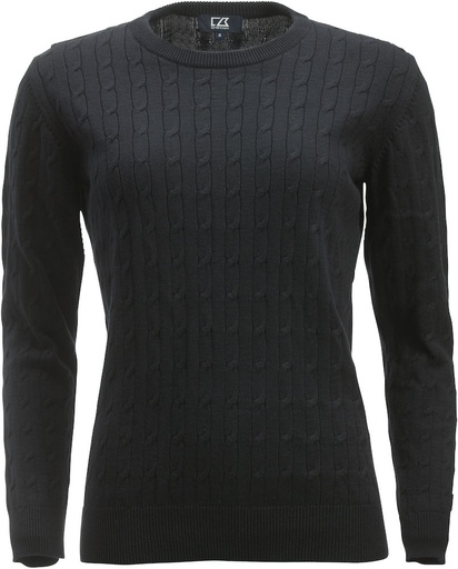 [355403-99-9] BLAKELY KNITTED SWEATER WOMAN (BLACK, 3XL)