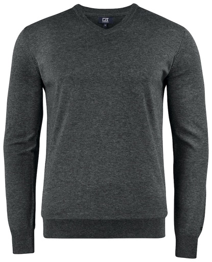 [355418-955-9] OAKVILLE V-NECK (ANTHRACITE MELANGE, 3XL)