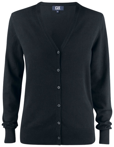 [355425-99-6] OAKVILLE CARDIGAN WOMAN (BLACK, L)
