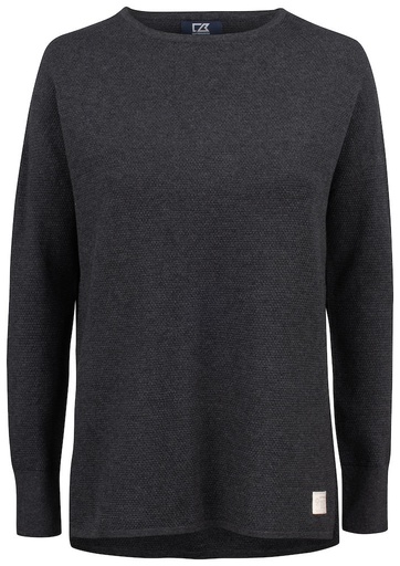 [355427-955-6] CARNATION SWEATER WOMAN (ANTHRACITE MELANGE, L)