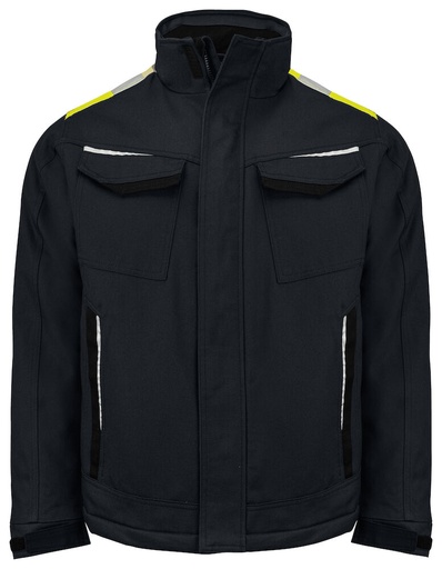 [645438-9910-9] 5438 JACKET PADDED (BLACK/YELLOW 9910, 3XL)