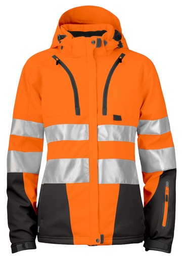 [646424-1799-9] 6424 SOFTSHELL HV EN ISO 20471 CLASS 3/2 (ORANGE - 1799, 3XL)