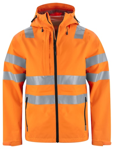 [646450-1799-9] 6450 RAINJACKET EN ISO 20471 CL.ASS 3/2 (ORANGE - 1799, 3XL)