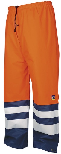 [646504-17-9] 6504 RAIN TROUSERS HV CLASS 2 (PROJOB ORANGE - 17, 3XL)