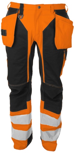 [646513-1799-100] 6513 WAISTPANT EN ISO 20471 (ORANGE - 1799, 100)